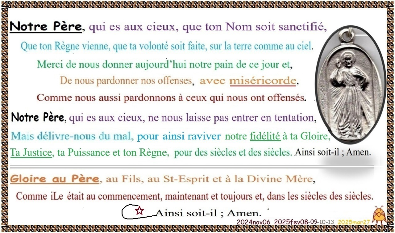 priereNotrePere